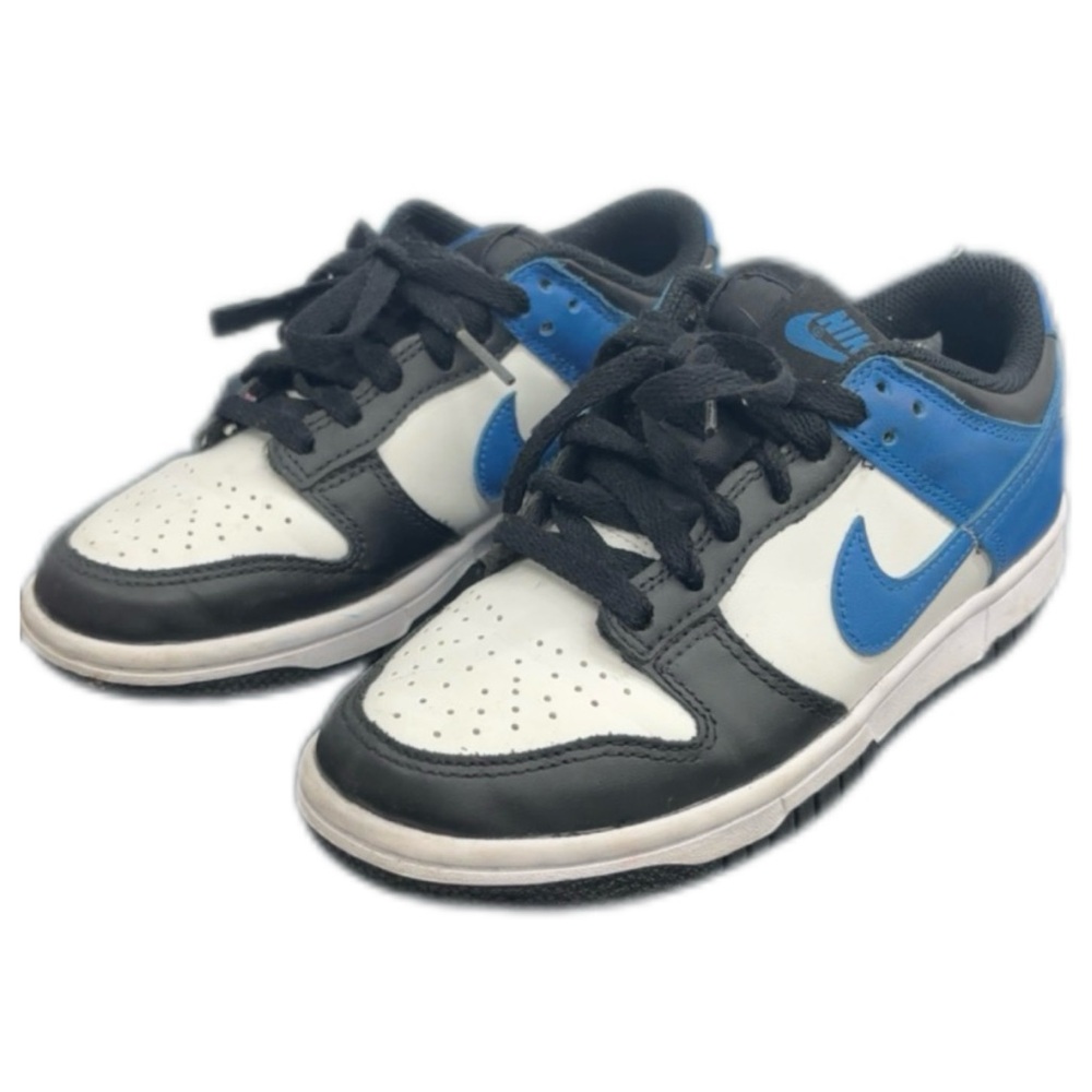 Nike Kids White and Blue Sneakers